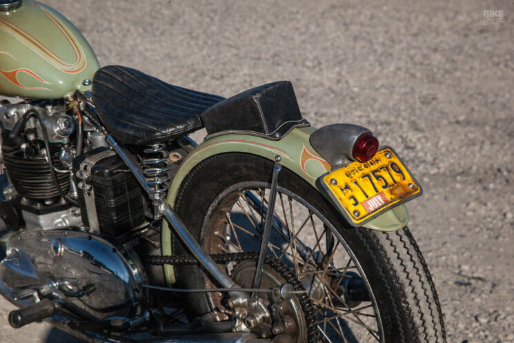 1950s Triumph Thunderbird chopper by Red Clouds Collective