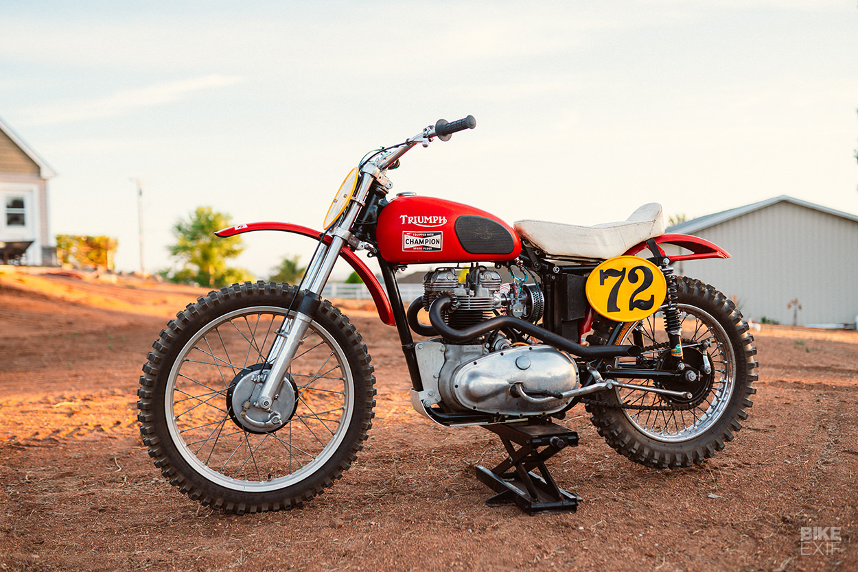 Paul Hartman’s 1959 Triumph TR6 desert sled