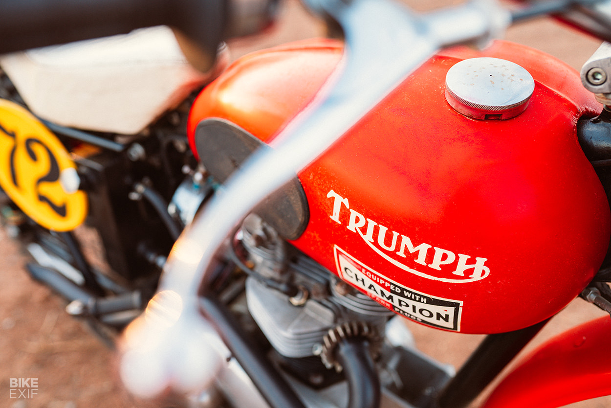 Paul Hartman’s 1959 Triumph TR6 desert sled