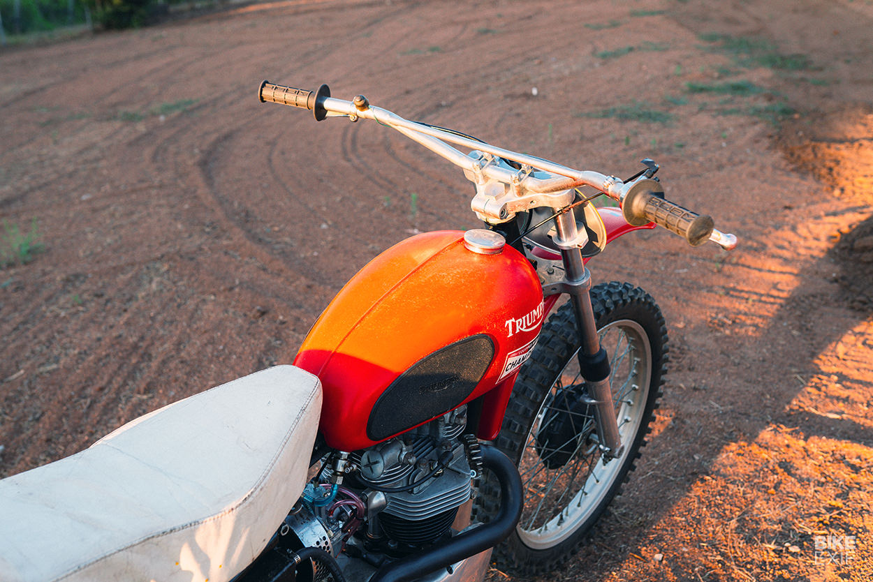 Paul Hartman’s 1959 Triumph TR6 desert sled