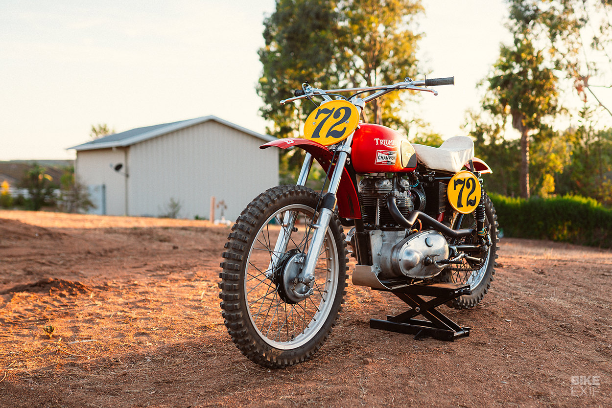 Paul Hartman’s 1959 Triumph TR6 desert sled