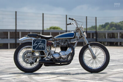 1970 Triumph Trackmaster flat track race bike