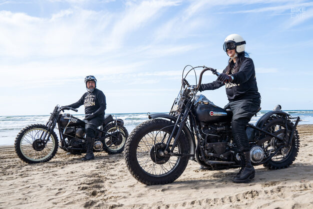 Chirihama Sandflats vintage motorcycle beach race