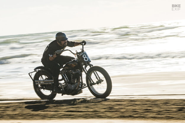 Chirihama Sandflats vintage motorcycle beach race