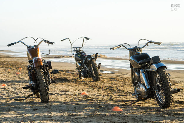 Chirihama Sandflats vintage motorcycle beach race