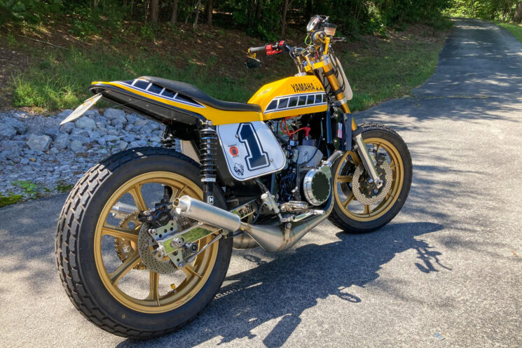 Yamaha Banshee-powered street tracker by Joe Banks