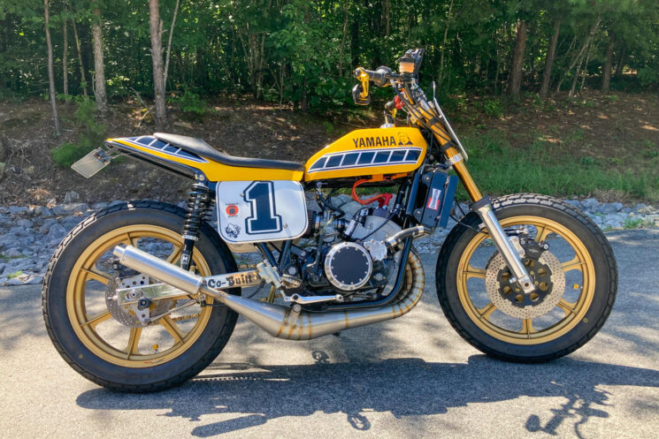 Yamaha Banshee-powered street tracker by Joe Banks