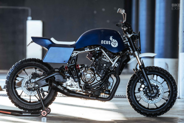 Deus mods the Yamaha MT07 with a sharp new custom kit