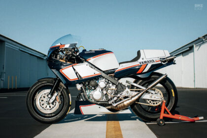 Yamaha RZV500R two-stroke restomod by Championship Cycles