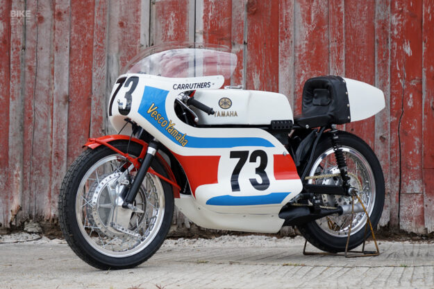 Yamaha TR2b race bike restoration by Union Motorcycle Classics