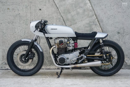 Yamaha XS650 café racer by Crooked Motorcycles