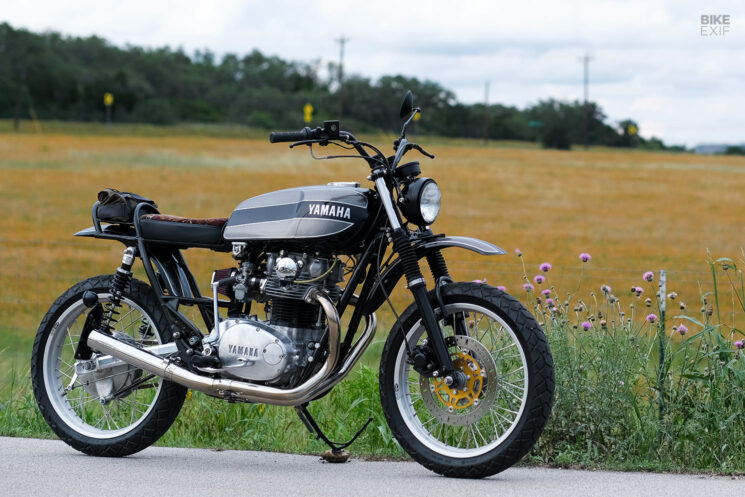 Norman Sanders' Yamaha XS650 scrambler