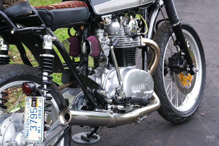 Norman Sanders' Yamaha XS650 scrambler