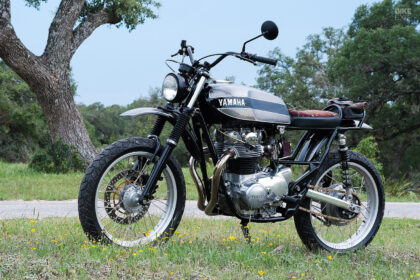 Norman Sanders' Yamaha XS650 scrambler