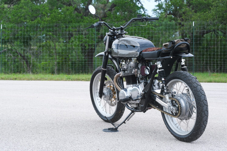 Norman Sanders' Yamaha XS650 scrambler