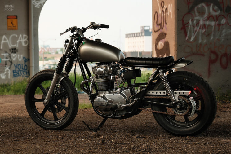 Yamaha XS650 street tracker by Matt Thomas