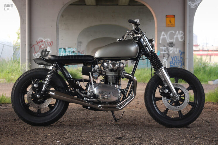 Yamaha XS650 street tracker by Matt Thomas