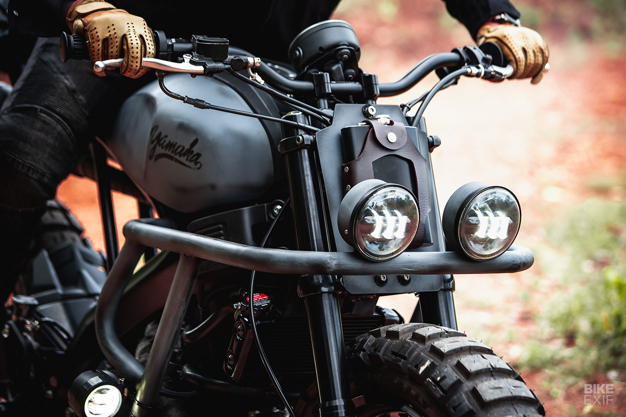 Custom Yamaha XSR155 scrambler by K-Speed