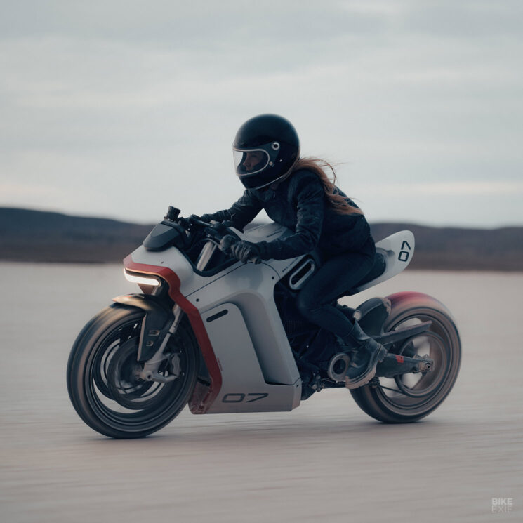 Zero SR/S electric motorcycle concept by Huge Design