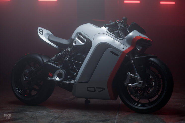 Zero SR/S electric motorcycle concept by Huge Design