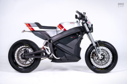 Zero SR electric street tracker by Grid Cycles